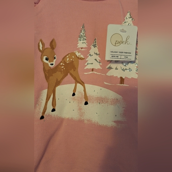 NWT Infant Girl Two Piece Set by peek Pink Special Event Dressy Sz 18-24 mos - Picture 3 of 8